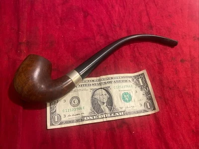 Vintage - WDC -Jumbo - 10" - Bent Briar - Smoking Pipe Estate Pipe ” Hallmarked - Image 1 of 4