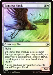 * TEMPEST HAWK * FOIL * X2 * TARKIR: DRAGONSTORM * NM * MTG * - Picture 1 of 1