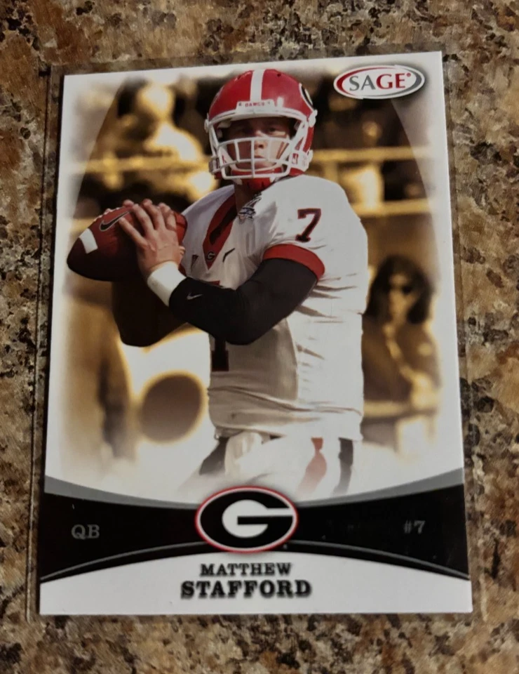 Matthew Stafford  2009 SAGE - #50 (RC)-Near Mint Plus Condition!!  Priced 2 Sell - Image 1 of 1