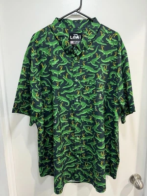 RSVLTS Marvel Loki The Nexus Event Kunuflex Short Sleeve Button-Up Shirt 3XL EUC - Image 1 of 3
