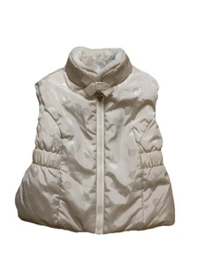 Mayoral Reverse Weste 3-6 Monate Baby Mädchen Puffer/FX Fell beige neu mit Etikett $ 60 - Bild 1 von 6