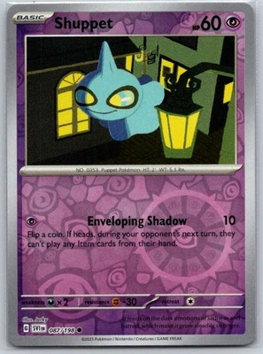 Shuppet 087/198 Reverse Holo SV01: Scarlet & Violet Base Set NM - Image 1 of 2