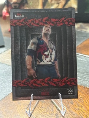 2025 WWE Topps Finest The Rock Ula Fala - Image 1 of 2