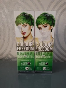 2x KNIGHT & WILSON COLOUR FREEDOM GREEN EMERALD SEMI-PERMANENT DYE New Brand - Picture 1 of 1