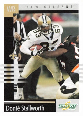 2003 Score #212 Donte Stallworth - Image 1 of 2