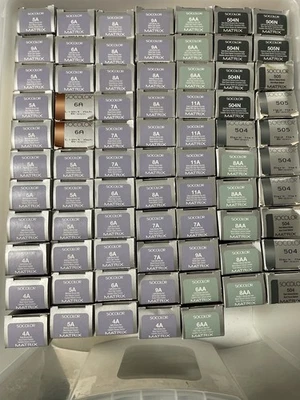 Lote de 75 tubos de color de cabello Matrix SOCOLOR Ash Series 3 oz nuevo sellado Foto 1 de 4