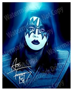 Ace Frehley KISS 8x10 Signed Photo Reprint Vintage Autograph Rock Collectible - Picture 1 of 6