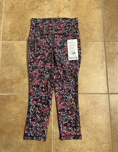 Lululemon Swift Speed HR Crop 21” Tight Legging Size 4 Electric Floral NWT - Picture 1 of 5