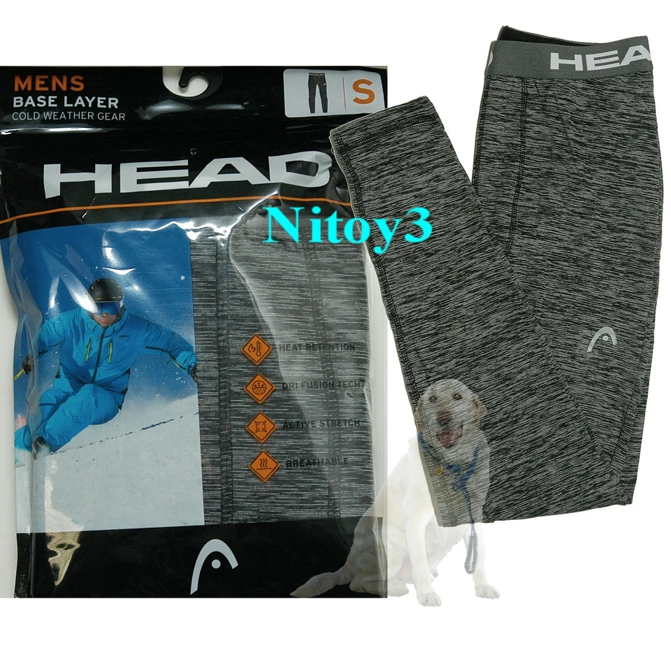 Head Performance Cold Weather Gear Midweight Baselayer Pants-Men Small: 28-30” - Image 1 of 1