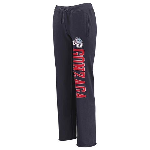 Women's Fanatics Branded Navy Gonzaga Bulldogs Sideblocker Sweatpants Cover