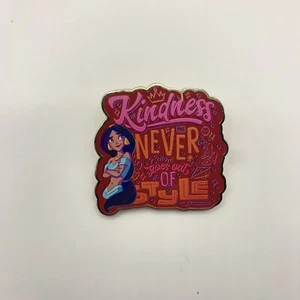 Disney Pin Princess Quotes Lanyard - "Kindness Never Goes Out of Style" Jasmine - Picture 1 of 2