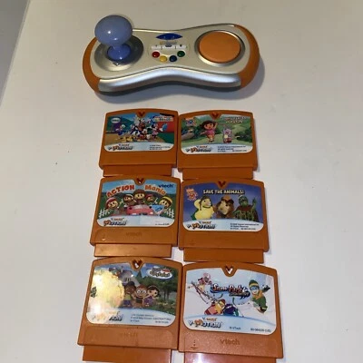 VTech V.Smile / V.Motion Learning System Video Games Cartridge Lot of 6 W Contro - Image 1 of 4