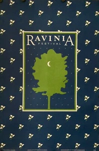 Vintage Original Ravinia Festival Poster by Deborah Schneider 1982 36" X 24" NEW - Picture 1 of 1