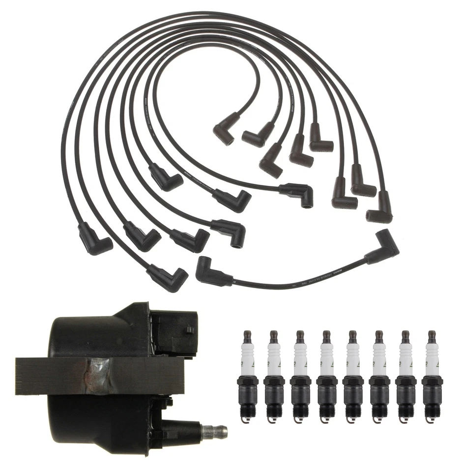 Ignition Wires Coil 8 Spark Plugs Kit ACDelco For Chevrolet GMC 5.7L V8 VIN K HD - Image 1 of 1