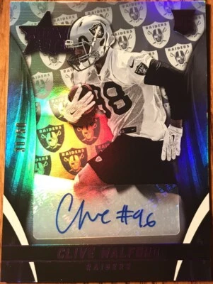 2015 Rookies & Stars Signatures PURPLE Clive Walford RS-CW #’d 30/50 - Image 1 of 2