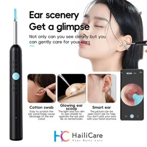 Ear Wax Removal - Wireless WiFi Visual Rechargeable Ear Cleaner, Hassle-Free Ins - Picture 1 of 22