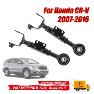 2x Adjustable Rear Alignment Camber Arm Upper Arm Kit for 2007-2016 Honda CR-V - Picture 1 of 9