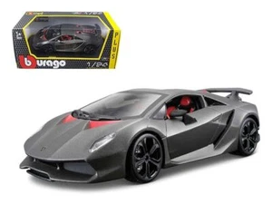 Lamborghini Sesto Elemento Matt Grey 1/24 Diecast Car Model by Bburago - Picture 1 of 1