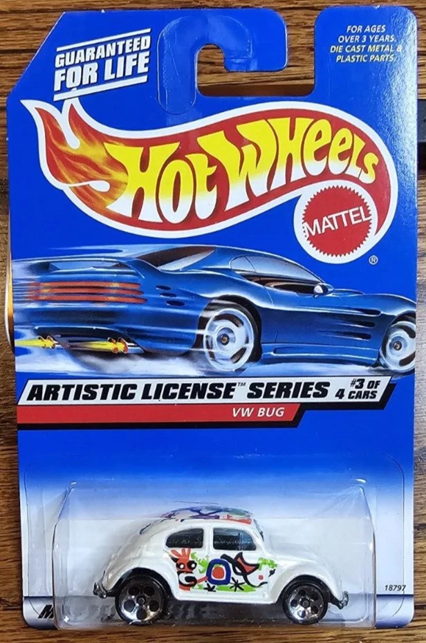 Hot Wheels No731 VW Bug серия Artistic License No3 из 4 автомобилей 1997 - Изображение 1 из 1