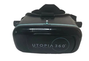 Utopia 360 Virtual Reality 3D Headset Bluetooth Controller For Smartphone Black - Picture 1 of 10