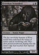 Magic the Gathering MTG Krovikan Scoundrel (64) Coldsnap   NM