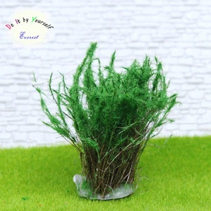 4 Dollhouse Window Box Layout Scenery Landscape Model Ground Cover Flower Green - Picture 1 of 4