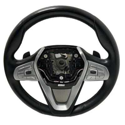 BMW 750I 2018 volante negro con paletas 634199300 OEM Foto 1 de 4