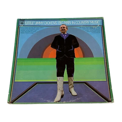 Little Jimmy Dickens Big Man in Country Music LP Vinyl Columbia Records CS 9648 - Image 1 of 4