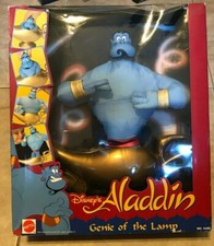 Vintage Aladdin Genie of the Lamp Plush Figure Huge 14" NEW factoy sealed Disney