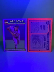 Frank Viola 1991 Topps baseball All Star glow back UV SP card - Picture 1 of 1