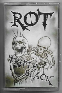 ROT - TRIPLE BLACK * 2020 * TAPE * SEALED * WYOMING * METAL * RARE * - Picture 1 of 2
