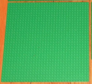 Lego PLACA BASE PLATAFORMA DE CONSTRUCCIÓN verde vintage para tus ladrillos y minifiguras - Imagen 1 de 2