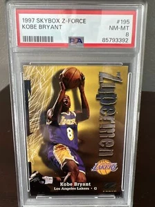 1997 Skybox Z-Force Kobe Bryant Zupermen #195 PSA 8 NM-MT HOF Los Angeles Lakers - Bild 1 von 3
