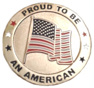 PIN DE EE. UU. ORGULLOSO DE SER UN SOMBRERO AMERICANO PIN DE SOLAPA BANDERA DE ESTADOS UNIDOS PERFECTO PIN - Imagen 1 de 3