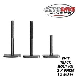 THULE - 591 Cycle Bike Carrier T Track Bolts Kit (2 x 50335 1 x 50336) Proride - Picture 1 of 2