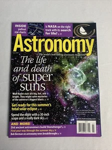 Astronomy Magazine July 2008 - Life And Death Of Super Suns / Stonehenge - Picture 1 of 8