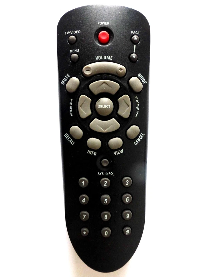 ECHOSTAR TECHNOLOGIES DISH NETWORK SATELLITE RECEIVER REMOTE CONTROL IR - Image 1 of 1