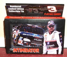 Dale Earnhardt #3 The Intimidator Limited Edition Playing Cards In Tin *New*