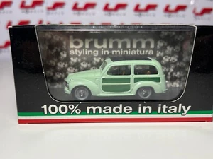 1:43 Fiat 500C Belvedere Chiusa 1951 verde chiaro R029-01 - Brumm - Foto 1 di 6