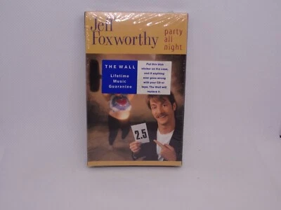 Party All Night [Single] - Jeff Foxworthy Cassette, Jun-1995, Warner Bros. - New - Image 1 of 3