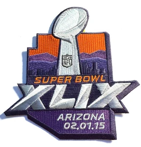 2015 SUPER BOWL XLIV PATRIOTS VS SEAHAWKS PATCH OFFICIAL PATCH - Picture 1 of 1