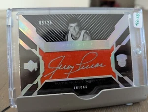2007-08 Upper Deck UD autógrafo negro #PMA-JL Jerry Lucas 25/09 - Imagen 1 de 2