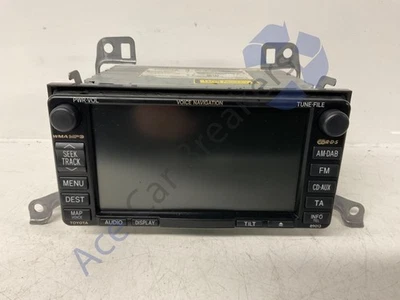 Toyota Avensis Mk3 09-12 Estate Satnav Stereo Display Screen CQXS6870AJ - Image 1 of 4