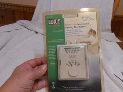new Lux easy tem T201141SA Mechanical Heating Thermostat - Image 1 of 3
