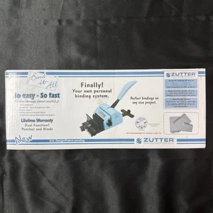 Zutter Bind It All Comb Binder Punch Blue Model 2648  - Picture 1 of 12