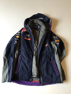 Red Bull/Pepe Jeans Zip Up Hooded Jacket And Liner Men’s Large - Image 1 of 4