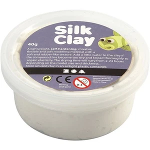 Creativ 100263 40 g Silk Clay, White - Picture 1 of 2