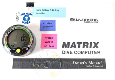 US Divers / Aqua Lung Matrix Tauchcomputer Puck Modul Mit Handbuch - Bild 1 von 4