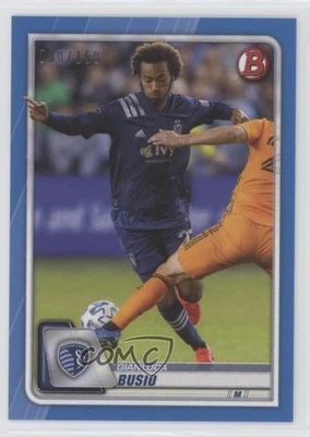 2020 Bowman MLS Blue /150 Gianluca Busio #10 - Image 1 of 2