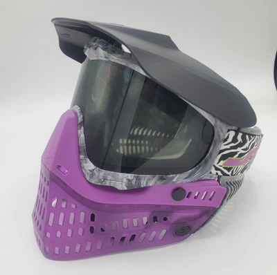 JT Proflex 定制面具 - 大理石系列灰色框架 / 紫水晶冰裙 / — 第 1/4 张图片